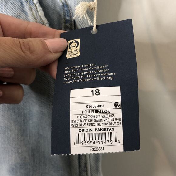 Universal Thread NWT Women's Vintage Stretch High-Rise Straight Jeans Size 18 - Picture 5 of 12